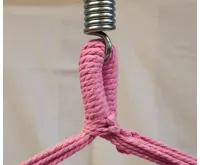 Závěsné křeslo DIONA s třásněmi starorůžová IWH-10190013 (3)