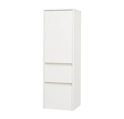 Opto, koupelnová skříňka, vysoká, pravé otevírání, bílá, 400x1250x360 mm