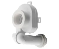 CERASTYLE Sifon pro urinál, skrytý odpad s kloubem, DN50, plast CERASTYLE Sifon pro urinál, skrytý odpad s kloubem, DN50, plast