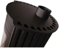 HS Flamingo Krbová kamna MASTERFLAMME ® Medie II, černá (11)