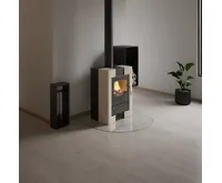 HS Flamingo Sklo pod kamna - Kapka 1100x1100 mm / 6 mm