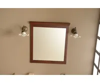 SAPHO CROSS zrcadlo v dřevěném rámu 70x80cm, buk (4)