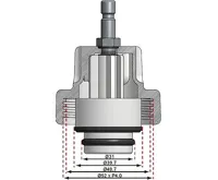 BGS Adaptér ze sady 108027 pro BMW (3)