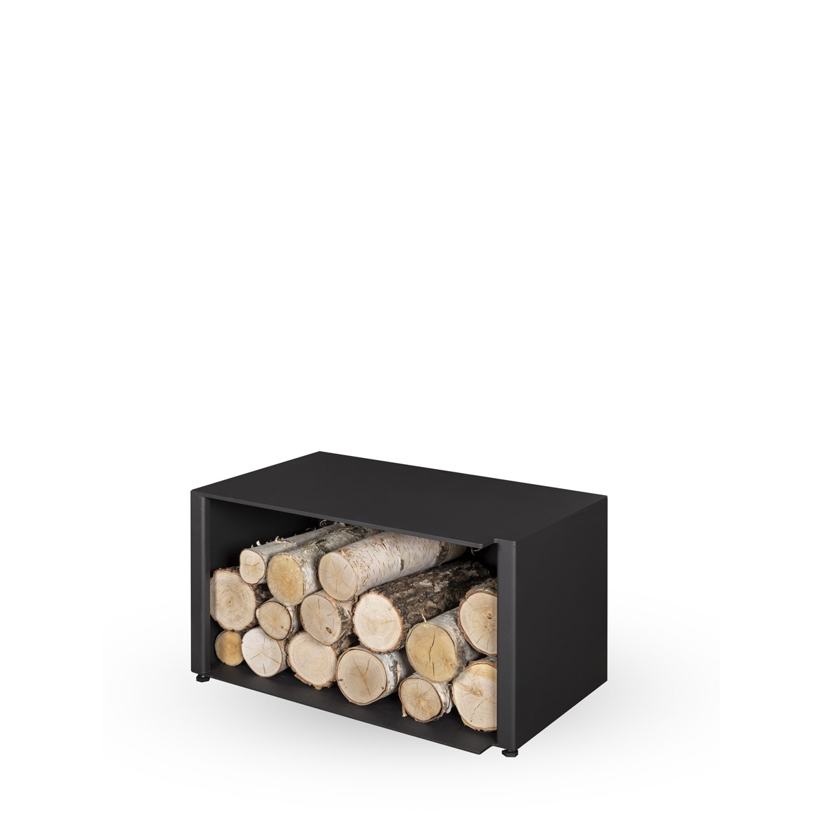 ROMOTOP Box na dřevopro ESQUINA N Plech, nízký a široký