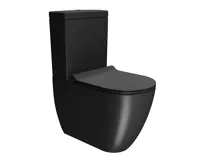 GSI PURA WC kombi, Swirlflush, spodní/zadní odpad, černá dual-mat (4)