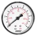Manometr - tlakoměr 63mm 1/4" Axiál - zadní vývod 0-10 bar