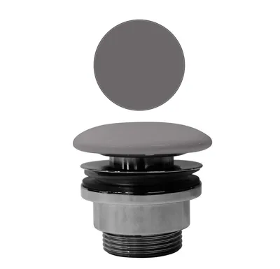 GSI GSI umyvadlová výpust 5/4“, neuzavíratelná, tl.5-65 mm, keramická krytka, bistro mat
