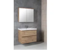 AQUALINE SAVA 80 keramické umyvadlo nábytkové 80x46cm, bílá (3)