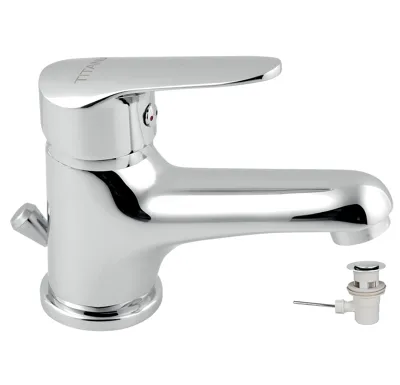 NOVASERVIS Umyvadlová baterie s výpustí Titania IRIS New chrom - 94401,0