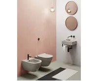 GSI PURA bidet závěsný, 36x55cm, tortora mat (3)
