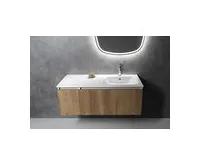 SAPHO ARECA umyvadlo, litý mramor, 101x51,5cm, pravé, bílá (1)