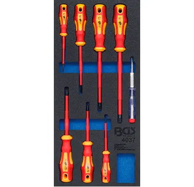 BGS Modul - šroubováky VDE + zkoušečka, 8 dílů