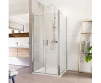 LIMA Sprchové dveře, 90 cm, chrom ALU, sklo Čiré, dveře lítací LIMA Sprchové dveře, 90 cm, chrom ALU, sklo Čiré, dveře lítací