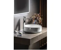 ISVEA INFINITY ROUND keramické umyvadlo na desku, průměr 36cm, bílá (7)