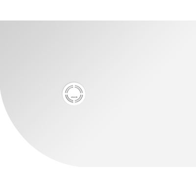 POLYSAN FLEXIA vanička z litého mramoru čtvrtkruh, s možností úpravy rozměru, 120x90cm, R550, pravá