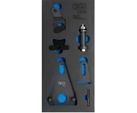 BGS Sada nástrojů pro blokování setrvačníku / řemenice pro klikový hřídel a pro řezání čelního