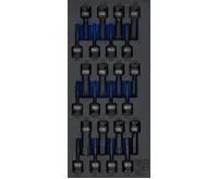 BGS Pěnová vložka (modul) sada silových nástrčných hlavicm12,5 mm (1/2"), 24 ks
