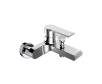 Vanová nástěnná baterie, Dita, 150 mm, bez příslušenství, chrom Vanová nástěnná baterie, Dita, 150 mm, bez příslušenství, chrom