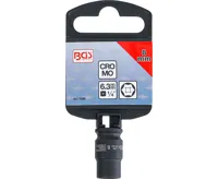 BGS Silová nástrčná hlavice, šestihranná,  6,3 mm (1/4"),  8 mm (3)