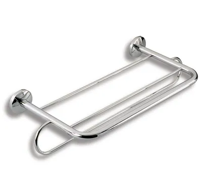 NOVASERVIS Velký držák ručníků se závěsem 400 mm Metalia 1 chrom - 6145,0