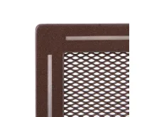 HS Flamingo Krbová mřížka 16x16 cm, TREND hnědý brokát s žaluzií (2)