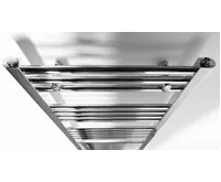 AQUALINE ALYA otopné těleso rovné 400x1188mm, středové připojení, chrom (5)