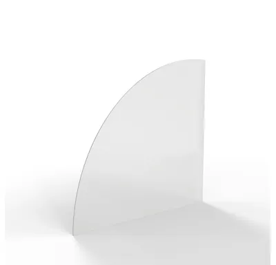 HS Flamingo Sklo pod kamna - Výseč 1000x1000 mm / 6 mm