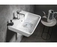 BRUCKNER NEON keramické umyvadlo 45x41,5cm, bílá (5)