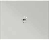 GSI Keramická sprchová vanička, obdélník 100x80x2cm, cenere mat GSI Keramická sprchová vanička, obdélník 100x80x2cm, cenere mat