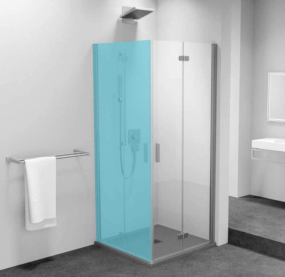 POLYSAN ZOOM sprchové dveře skládací 700mm, čiré sklo, pravé