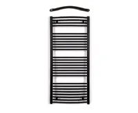 Koupelnový radiátor Thermal KDO 600/1320 - černý mat