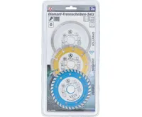 BGS Kotouče diamantové, průměr 115 x 22,2 mm, sada 3 ks (2)