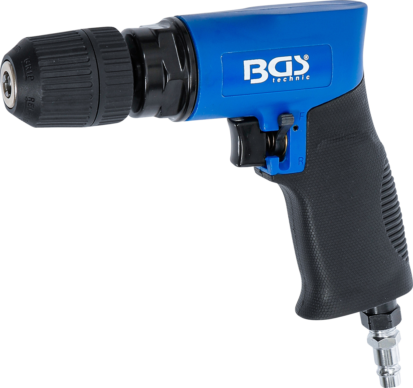 Bgs pneumatická vrtačka, s 10 mm rychloupínacím sklíčidlem,  přepínatelný