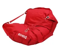 Sedací pytel 189x140 comfort s popruhy scarlet rose