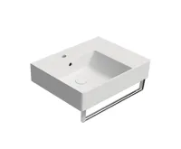 GSI KUBE X keramické umyvadlo 60x47cm, s odkládací plochou vpravo, bílá mat (5)