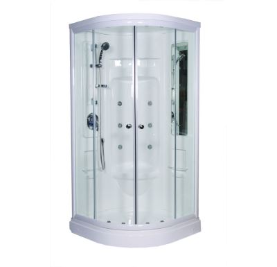 Sprchový box hydromasáž s parogen. bez zástěny s vaničkou