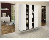 SAPHO ESPACE otevřená policová skříňka 20x172x32cm, dub alabama (4)