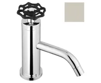 SAPHO INDUSTRY stojánková umyvadlová baterie, výška 162 mm, nikl/černá