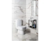 EGE VITRIFIYE TYANA SHORT WC kombi s nádržkou, splach. mech., zadní odpad, bílá (3)