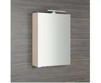 SAPHO MIRRÓ galerka s LED osvětlením, 50x70x16cm, levá/pravá, jilm bardini (3)