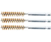 BGS Kartáče mosazné, sada 3 ks, 10 mm, 6.3 mm (1/4&quot;) Drive, 3 pcs.