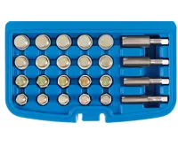 BGS Sada pro opravu závitů olejových van, 64dílná BGS Sada pro opravu závitů olejových van, 64dílná