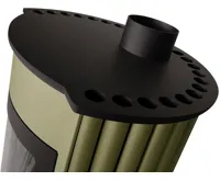 HS Flamingo Krbová kamna MASTERFLAMME ® Medie II, olivová (11)