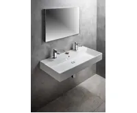 GSI KUBE X keramické dvojumyvadlo 100x47cm, broušená spodní hrana, bílá ExtraGlaze (4)