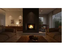 HS Flamingo Krbová vložka AQUAFLAM ® PANORAMA 25 s výměníkem a základní regulací (30)