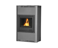 HS Flamingo Krbová kamna AQUAFLAM ® 25 s výměníkem - šedá, základní regulace