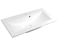 SAPHO YUKON umyvadlo, litý mramor, 90x45cm, bílá SAPHO YUKON umyvadlo, litý mramor, 90x45cm, bílá