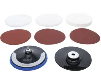 BGS Sada brusných a lešticích kotoučů | O 180 mm | 8dílná - BGS 74380 (2)