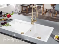 Keramický dřez Villeroy & Boch Siluet 900.0 Bílá keramika (4)