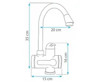 HomeLife Baterie s elektrickým ohřevem vody DIGITERM HY30-08 (2)